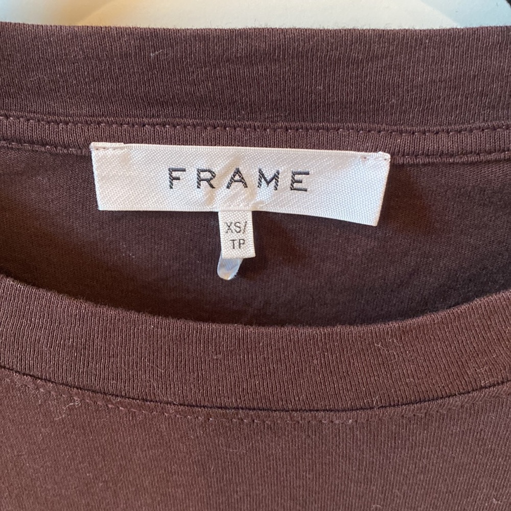NWOT Frame tee shirt with shoulder pads - Picture 2 of 3